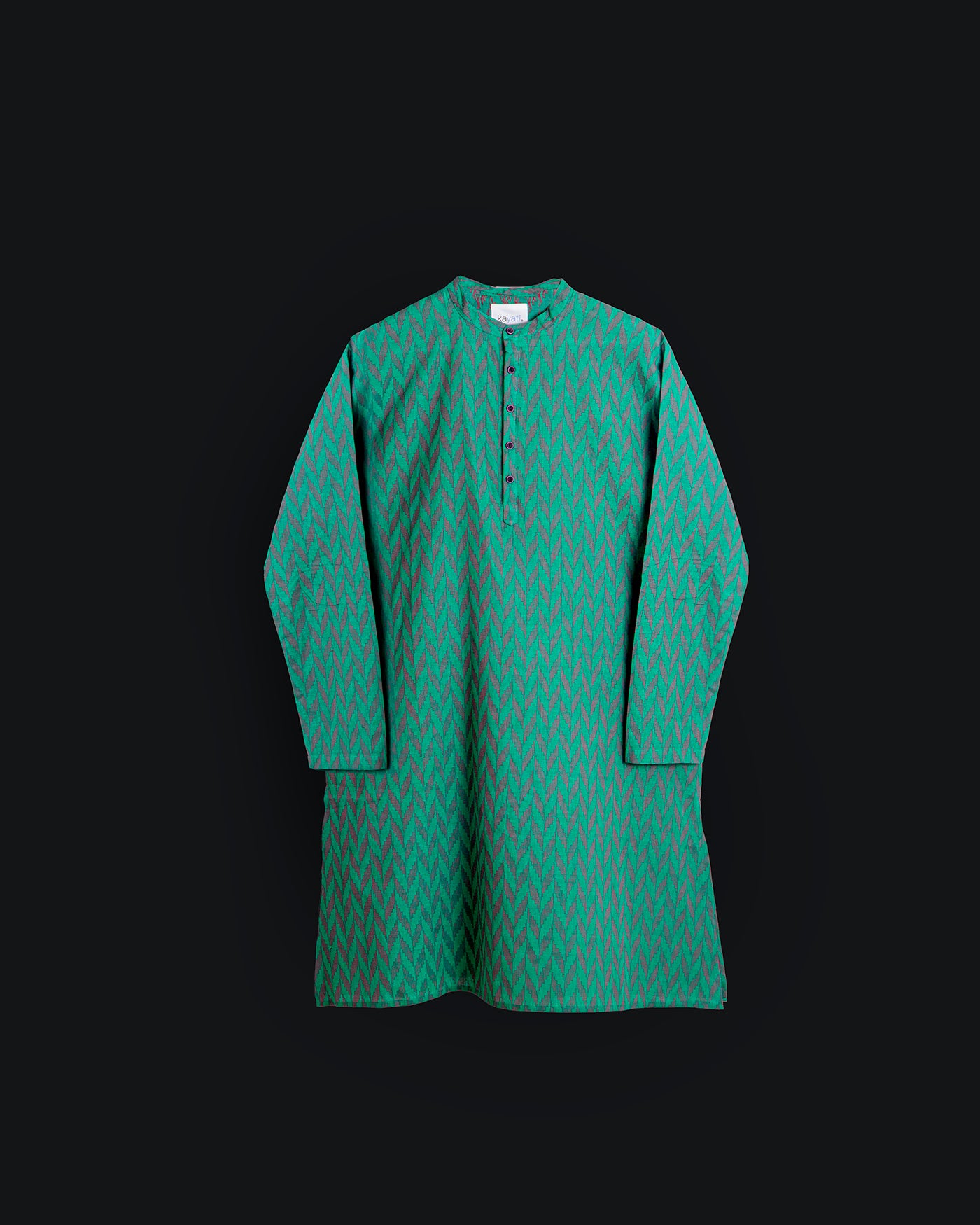 LK - Green Herringbone