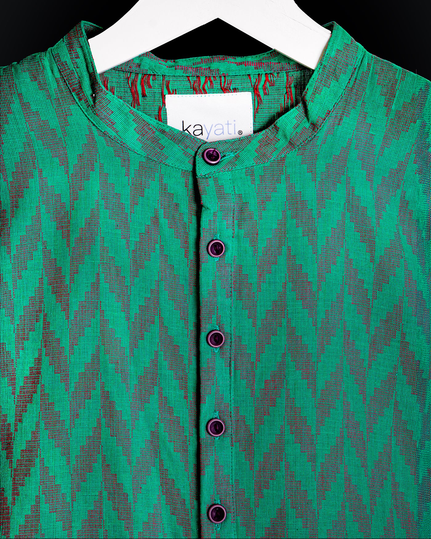 LK - Green Herringbone