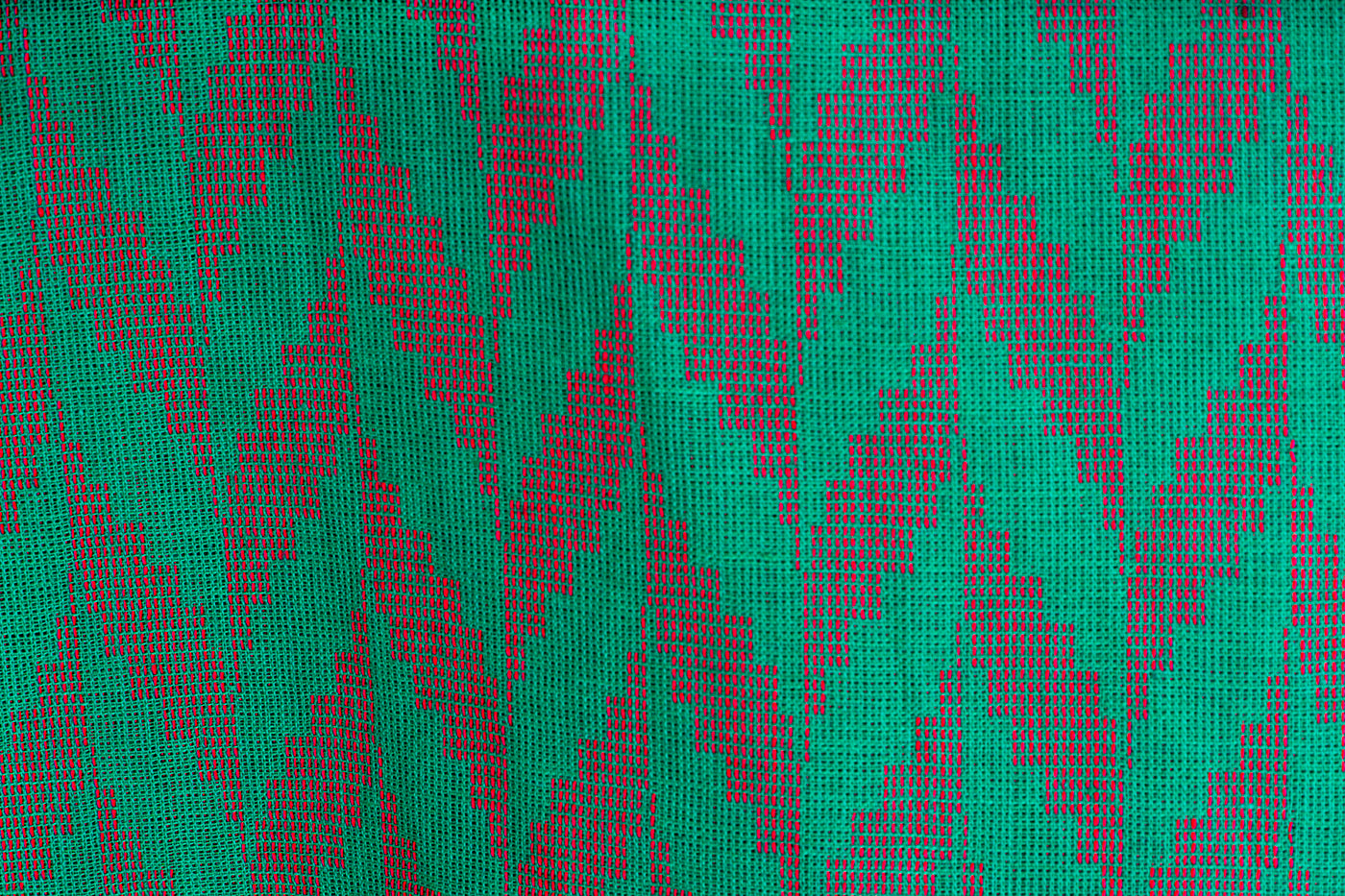 LK - Green Herringbone