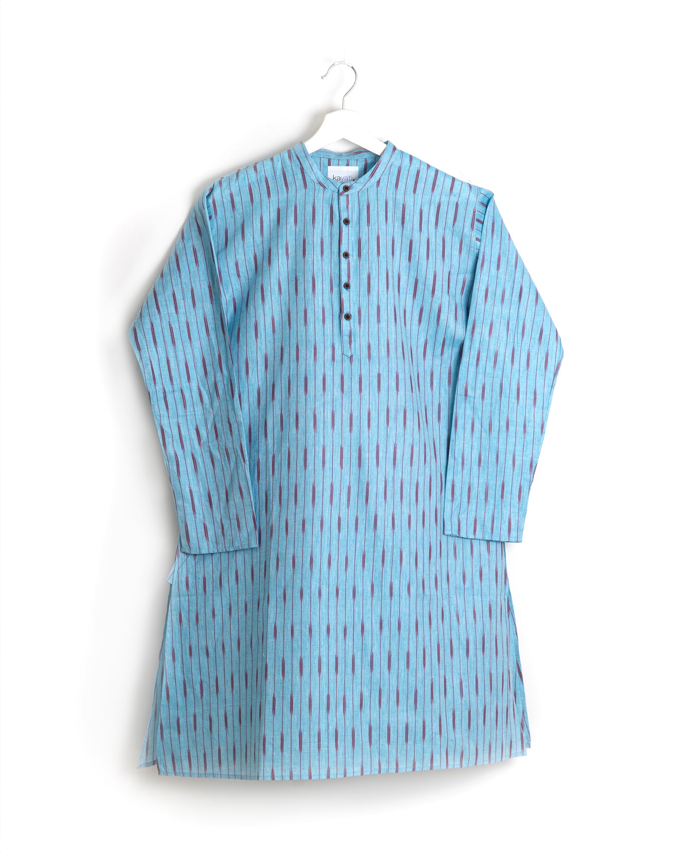 LK - Sky Blue Ikkat Print