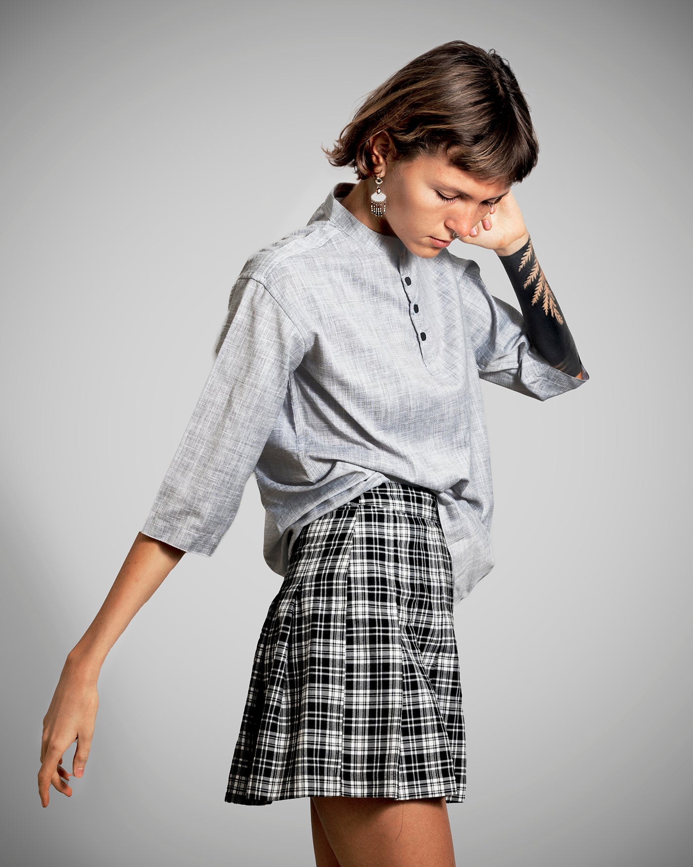 UWAGI Women - Grey Checks