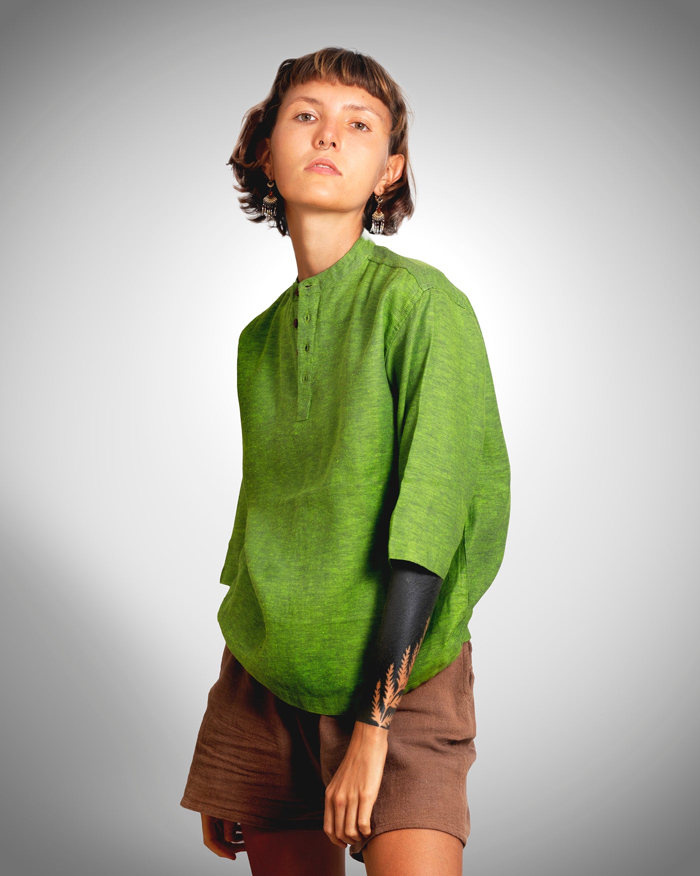 UWAGI Women - T Leaf Green