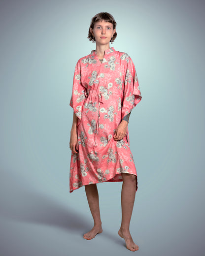 Kaftan - Floral Pink