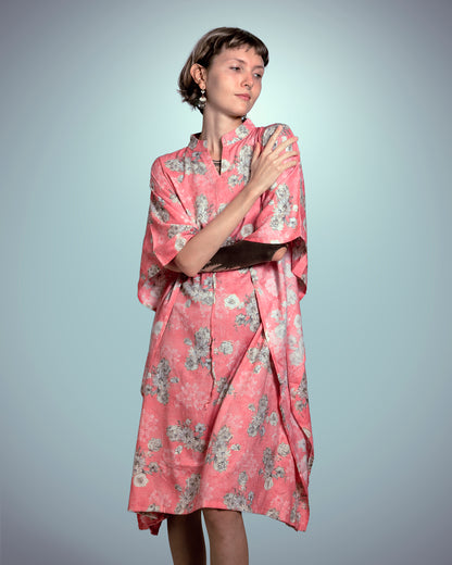 Kaftan - Floral Pink