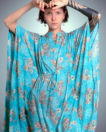 Kaftan - Floral Blue